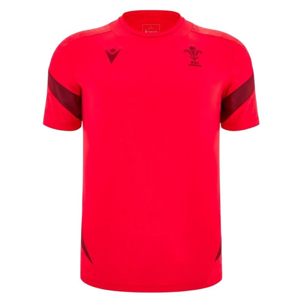 Macron Unisex Adult 25/26 Wales RU Rugby Shirt / Red